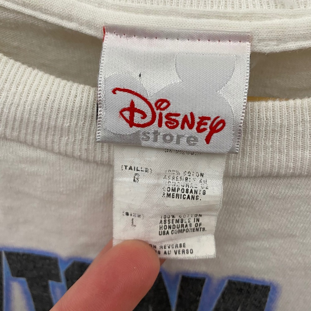 Vintage 2004 Disney Store NASCAR Daytona 500 Mickey Mouse T-Shirt Mens Medium - Picture 3 of 5